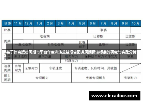 基于体育运动周期与平台年度训练总结报告图谱周期标注标准的研究与实践分析